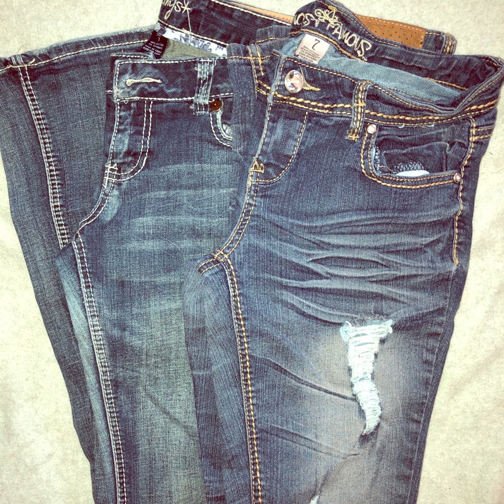 2 pairs of Jeans Size 7.